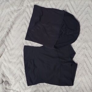 2 womens L Black compression panties boy shorts lot Maidenform NWOT sweet nothin